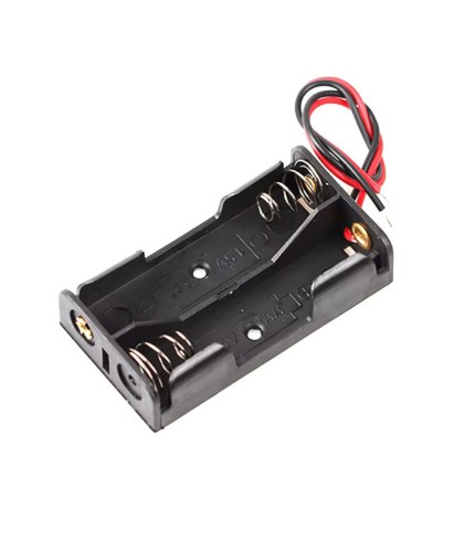 2x AA Battery Holder - Loose Wires