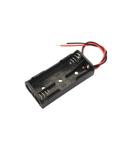2x AAA Batterijhouder - Losse Draden