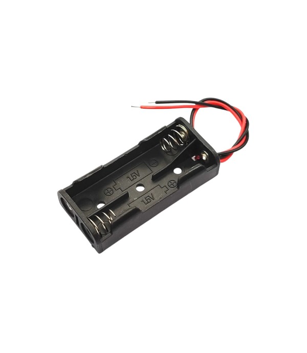2x AAA Batterijhouder - Losse Draden