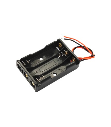 3x AAA Batterijhouder - Losse Draden