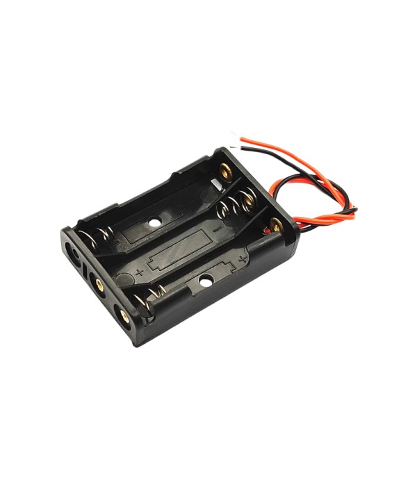 3x AAA Batterijhouder - Losse Draden