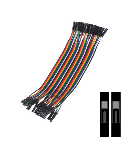 DuPont Jumper Cables - Female-Female - 15cm - 40 Wires