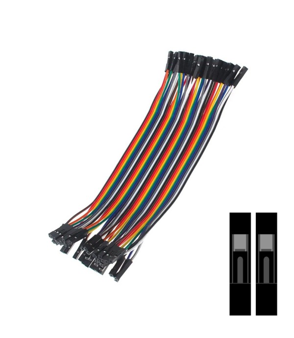 DuPont Jumper Cables - Female-Female - 15cm - 40 Wires