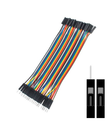 DuPont Jumper Kabels - Male-Female - 15cm - 40 Draden