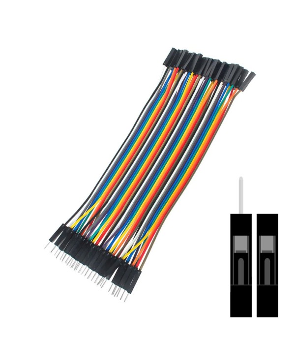 DuPont Jumper Kabels - Male-Female - 15cm - 40 Draden