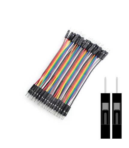 DuPont Jumper Cables - Male-Male - 10cm - 40 Wires
