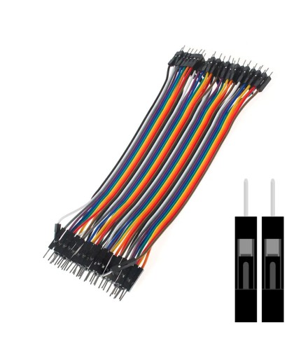 DuPont Jumper Kabels - Male-Male - 15cm - 40 Draden