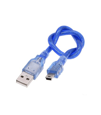 USB-A to Mini USB Cable - 30cm