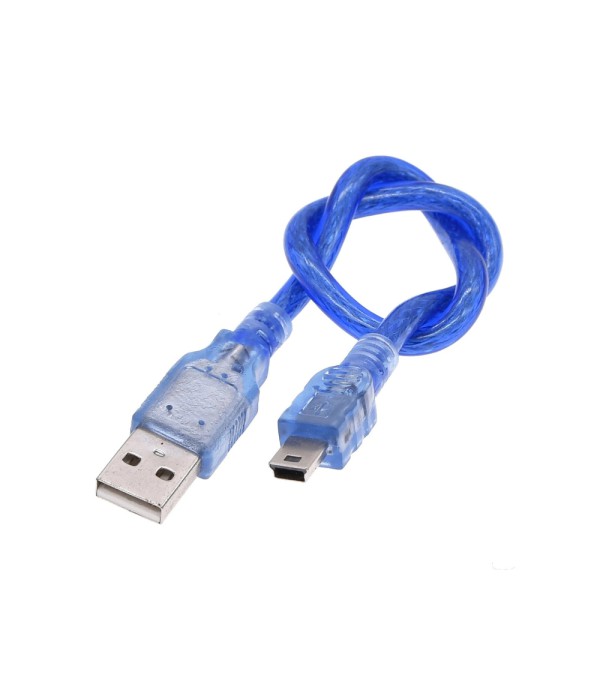 USB-A to Mini USB Cable - 30cm